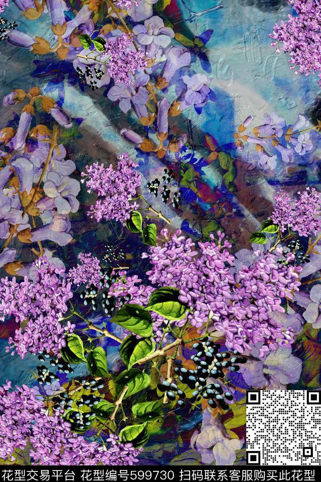 民族风波西米亚小碎花数码印花华亿平台下载（图片编号: 599730） - 瓦栏（Walan）