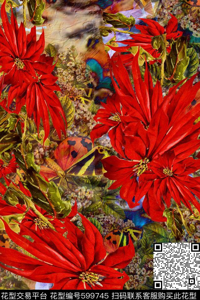 趣味风景民族风数码印花华亿平台下载（图片编号: 599745） - 瓦栏（Walan）