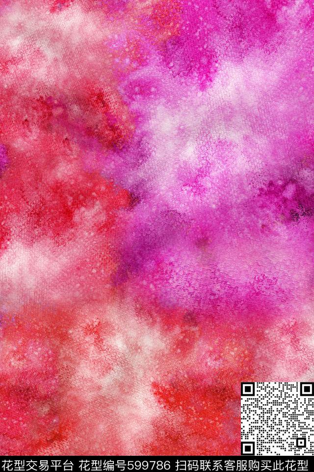 清新淡雅水彩油墨水彩数码印花华亿平台下载（图片编号: 599786） - 瓦栏（Walan）