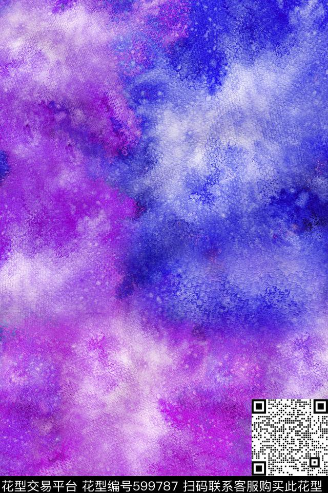 清新淡雅水彩油墨水彩数码印花华亿平台下载（图片编号: 599787） - 瓦栏（Walan）