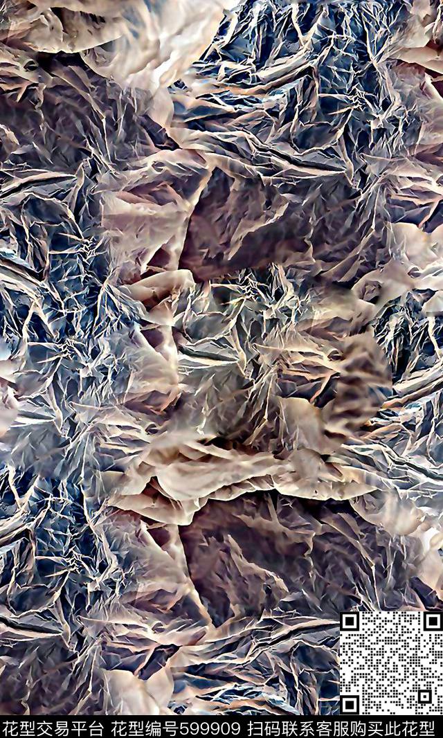 自然山石纹理男装羽绒服数码印花华亿平台下载（图片编号: 599909） - 瓦栏（Walan）