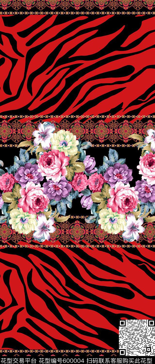 中东服饰纹样民族风花朵传统印花华亿平台下载（图片编号: 600004） - 瓦栏（Walan）