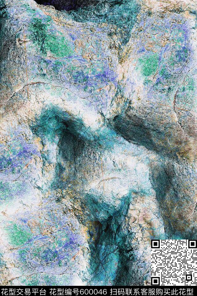纹理大理石数码印花华亿平台下载（图片编号: 600046） - 瓦栏（Walan）