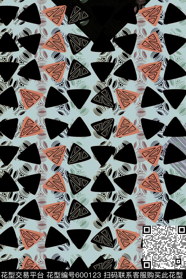 迷幻斑斓时尚另类幻想古老王室数码印花华亿平台下载（图片编号: 600123） - 瓦栏（Walan）