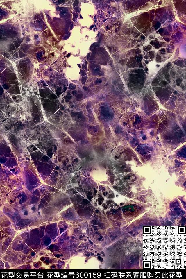 肌理大理石数码印花华亿平台下载（图片编号: 600159） - 瓦栏（Walan）
