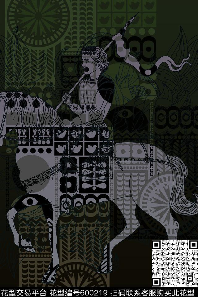 路易文化结合潮流时尚思想先锋主义剪辑可以转英伦风搭配新古典数码印花华亿平台下载（图片编号: 600219） - 瓦栏（Walan）