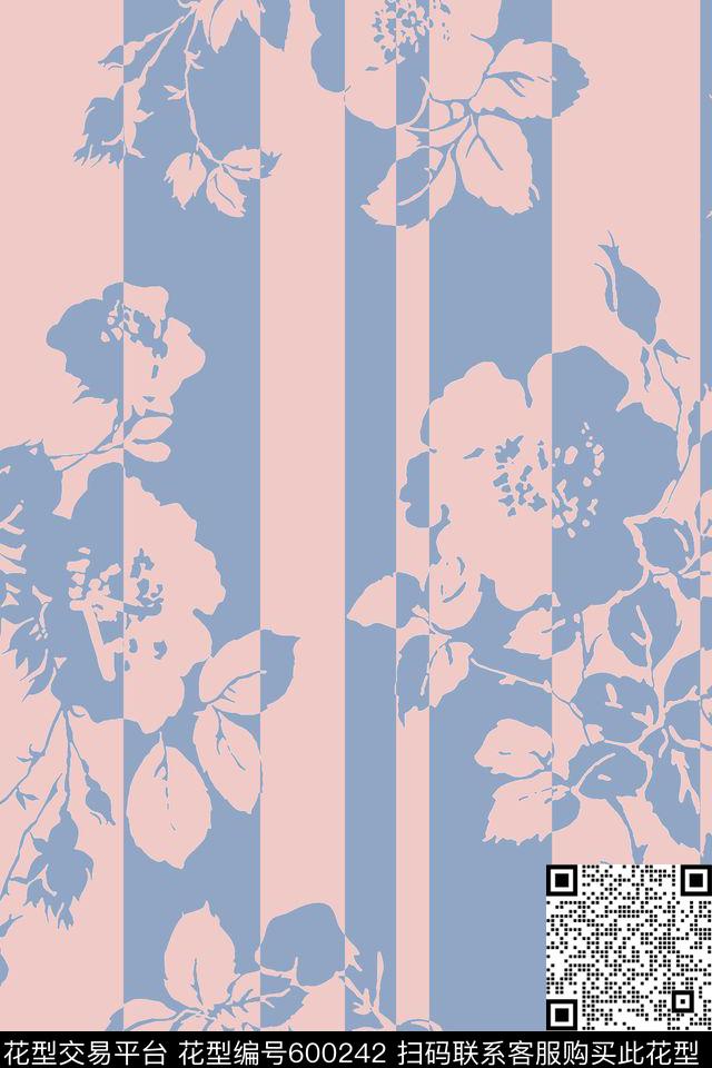 花朵花卉传统印花华亿平台下载（图片编号: 600242） - 瓦栏（Walan）