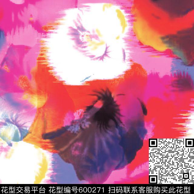 大气抽象数码印花华亿平台下载（图片编号: 600271） - 瓦栏（Walan）