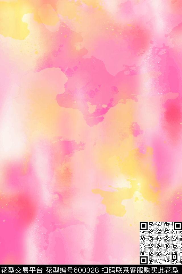 手绘水彩水彩风格底纹彩色水彩图案数码印花华亿平台下载（图片编号: 600328） - 瓦栏（Walan）