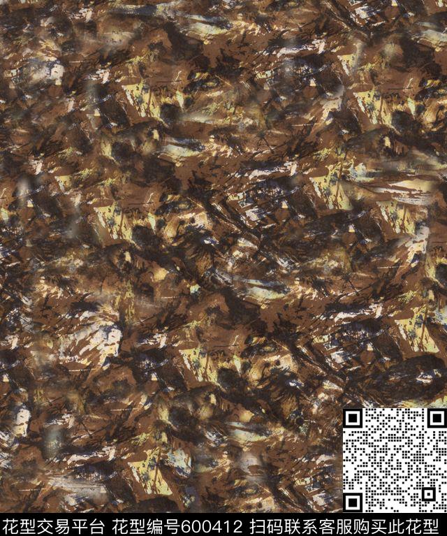 个性时尚纹理数码印花华亿平台下载（图片编号: 600412） - 瓦栏（Walan）