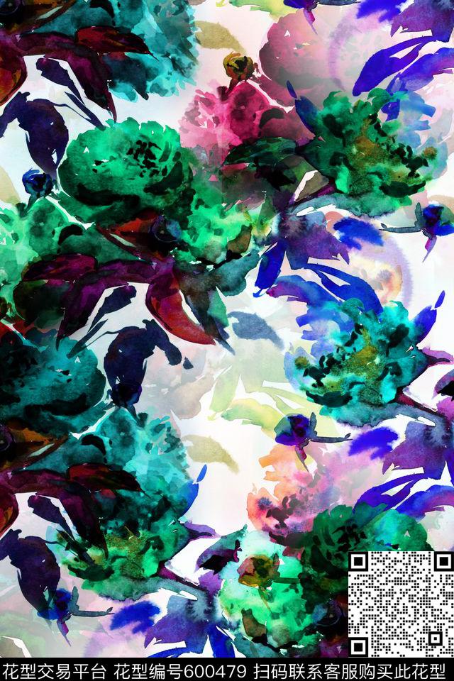 大花数码印花华亿平台下载（图片编号: 600479） - 瓦栏（Walan）