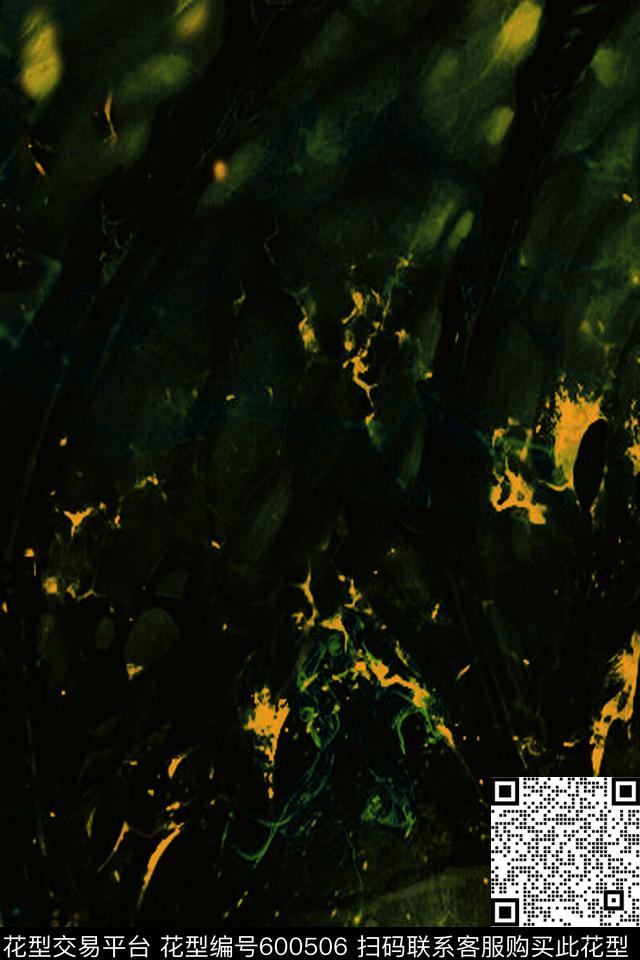 抽象男装数码印花华亿平台下载（图片编号: 600506） - 瓦栏（Walan）