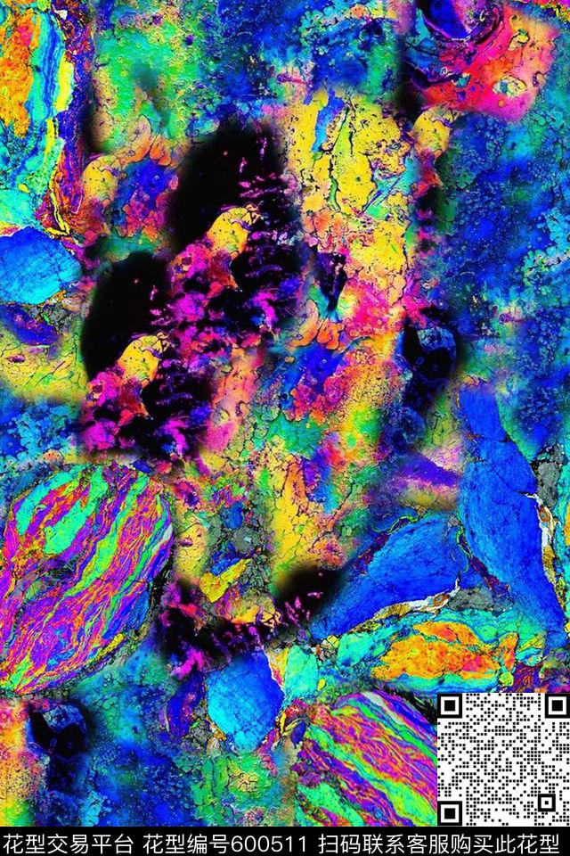 矿石岩石抽象纹理布艺家纺数码印花华亿平台下载（图片编号: 600511） - 瓦栏（Walan）