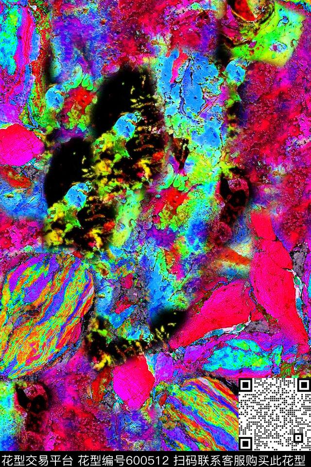 矿石岩石抽象纹理布艺家纺数码印花华亿平台下载（图片编号: 600512） - 瓦栏（Walan）