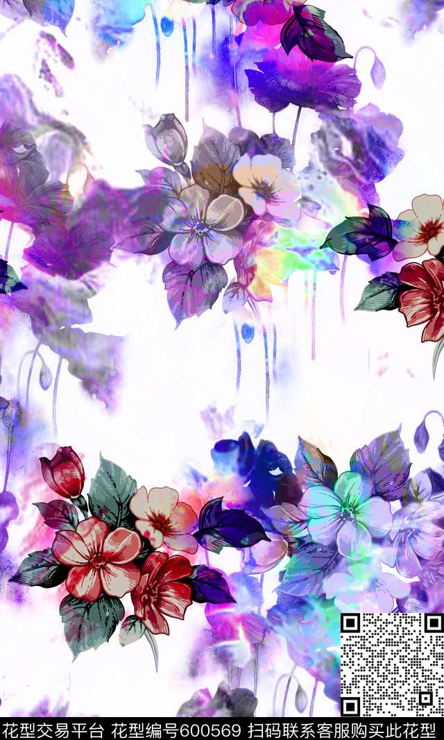 女装衣服衬衫数码印花华亿平台下载（图片编号: 600569） - 瓦栏（Walan）