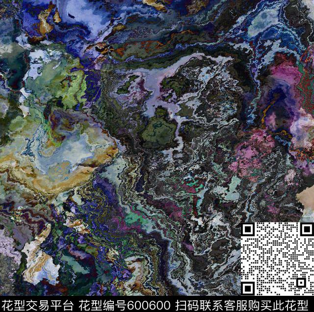 纹理大理石运动装数码印花华亿平台下载（图片编号: 600600） - 瓦栏（Walan）