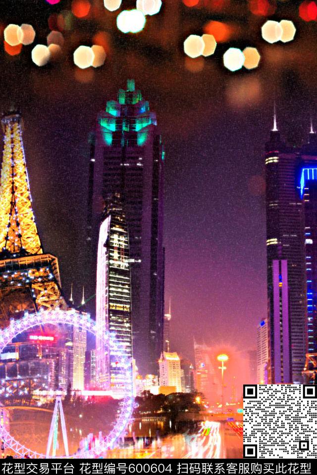 女装数码时尚数码印花华亿平台下载（图片编号: 600604） - 瓦栏（Walan）