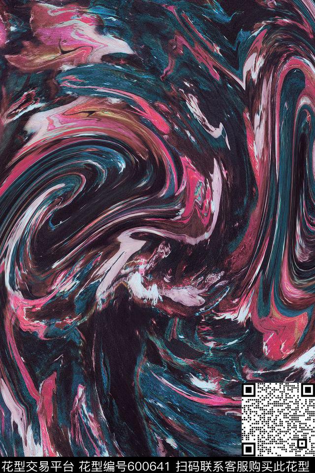 纹理大理石数码印花华亿平台下载（图片编号: 600641） - 瓦栏（Walan）