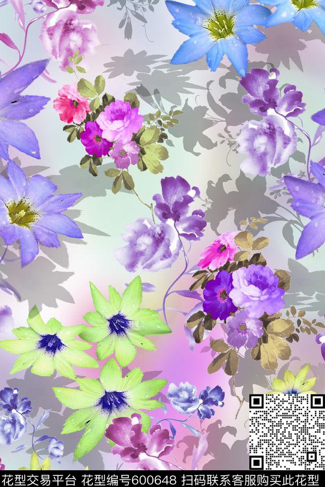 零点--女装小碎花女装数码印花华亿平台下载（图片编号: 600648） - 瓦栏（Walan）