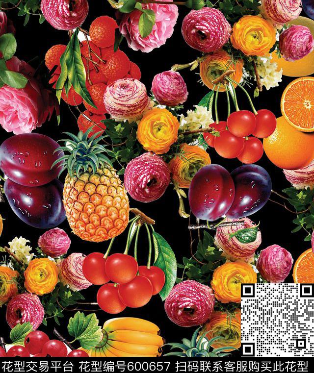 多肉花朵花卉数码印花华亿平台下载（图片编号: 600657） - 瓦栏（Walan）