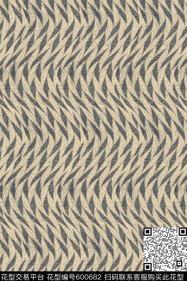 男装衬衫几何传统印花华亿平台下载（图片编号: 600682） - 瓦栏（Walan）