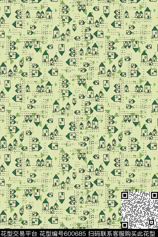 男装衬衫趣味传统印花华亿平台下载（图片编号: 600685） - 瓦栏（Walan）