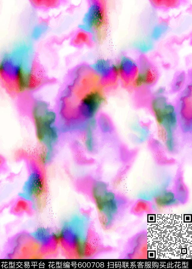 手绘水彩水彩风格底纹彩色水彩图案数码印花华亿平台下载（图片编号: 600708） - 瓦栏（Walan）
