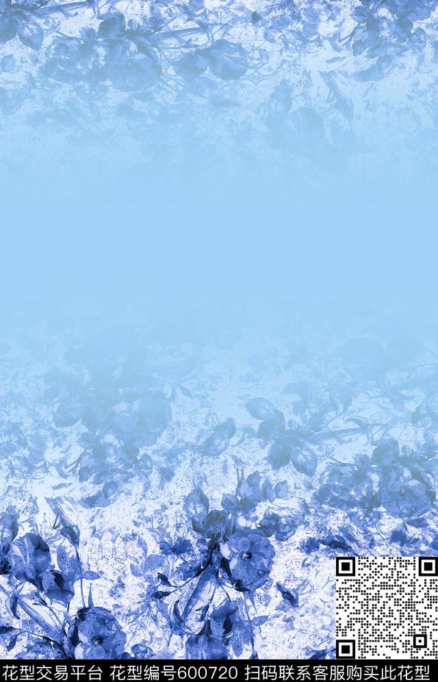 渐变花卉羽绒服数码印花华亿平台下载（图片编号: 600720） - 瓦栏（Walan）