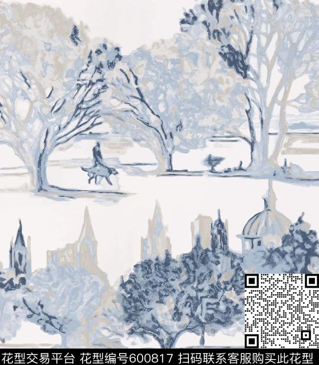 时尚休闲传统印花华亿平台下载（图片编号: 600817） - 瓦栏（Walan）