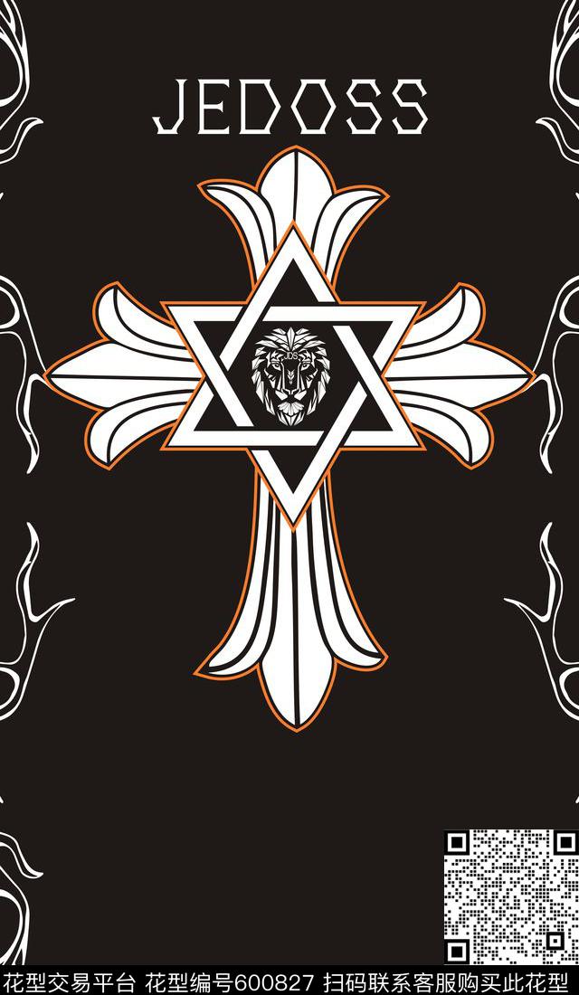十字架　花纹传统印花华亿平台下载（图片编号: 600827） - 瓦栏（Walan）
