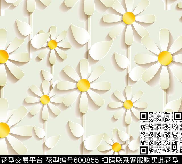 3D墙纸窗帘数码印花华亿平台下载（图片编号: 600855） - 瓦栏（Walan）