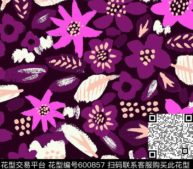 碎花圆点几何传统印花华亿平台下载（图片编号: 600857） - 瓦栏（Walan）