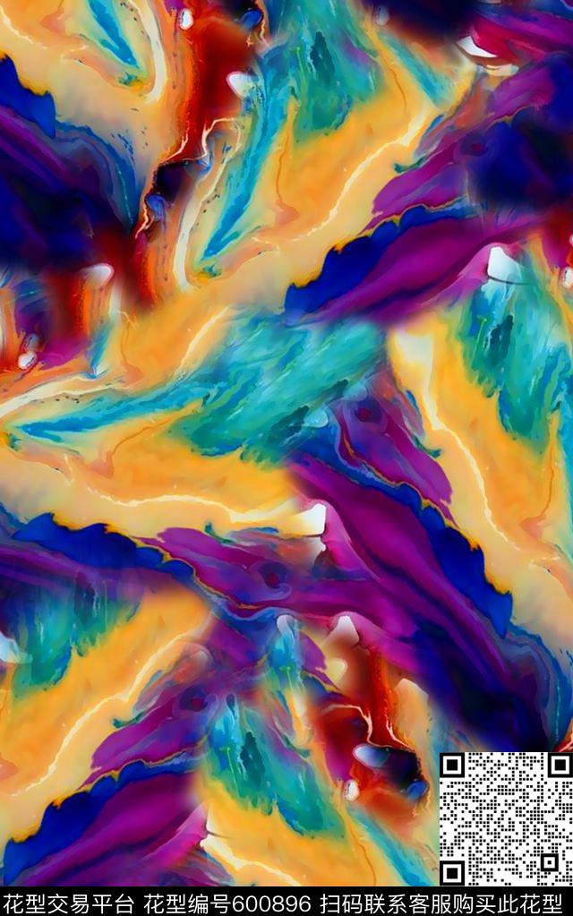 水彩纹理花水彩笔刷纹理彩色纹理数码印花华亿平台下载（图片编号: 600896） - 瓦栏（Walan）
