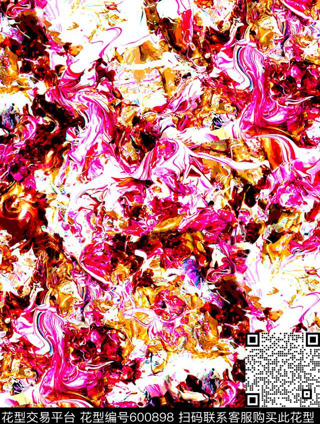 水彩纹理花水彩笔刷纹理彩色纹理数码印花华亿平台下载（图片编号: 600898） - 瓦栏（Walan）