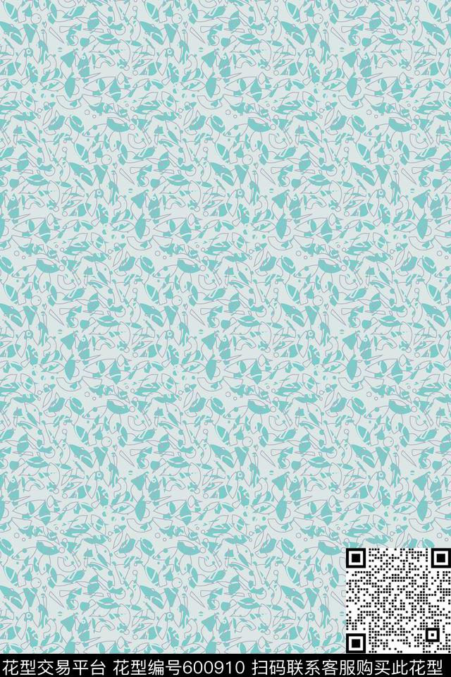 男装衬衫小碎花传统印花华亿平台下载（图片编号: 600910） - 瓦栏（Walan）