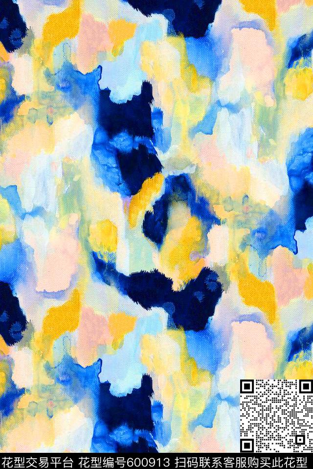 水彩纹理花水彩笔刷纹理彩色纹理数码印花华亿平台下载（图片编号: 600913） - 瓦栏（Walan）