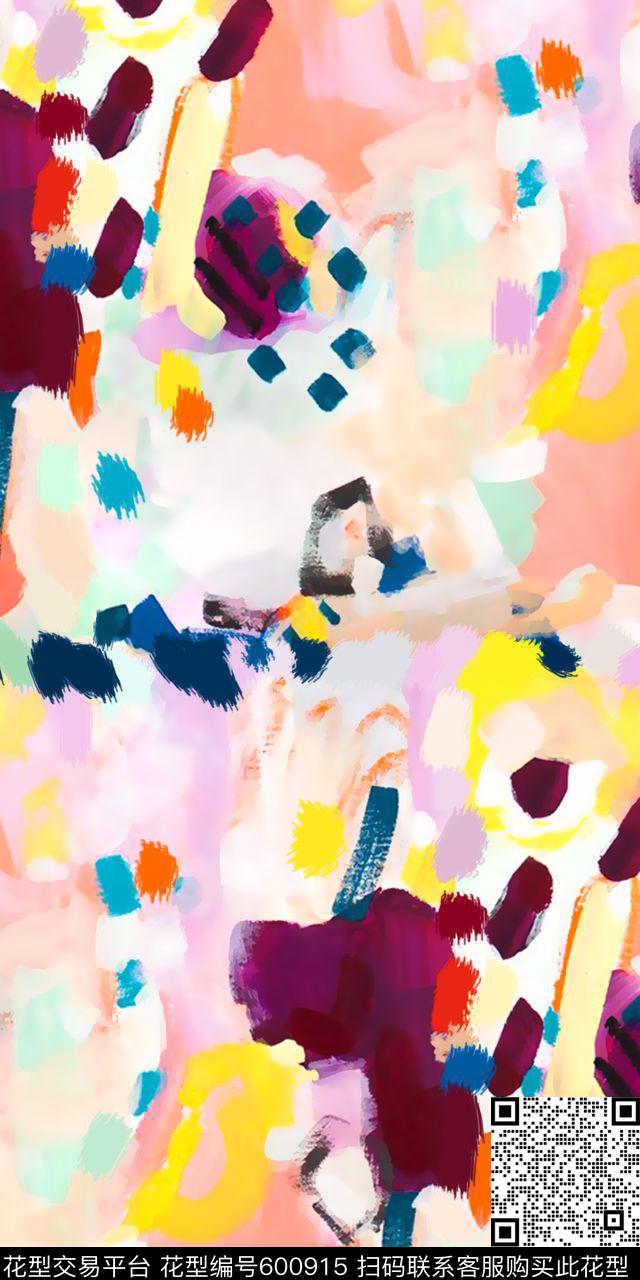水彩纹理花水彩笔刷纹理彩色纹理数码印花华亿平台下载（图片编号: 600915） - 瓦栏（Walan）