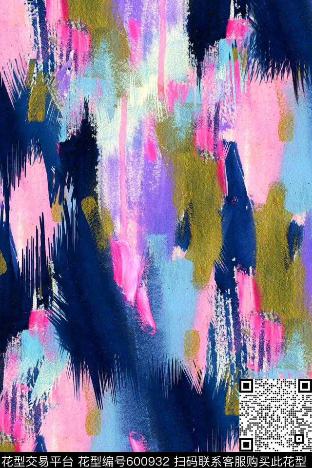 水彩纹理花水彩笔刷纹理彩色纹理数码印花华亿平台下载（图片编号: 600932） - 瓦栏（Walan）