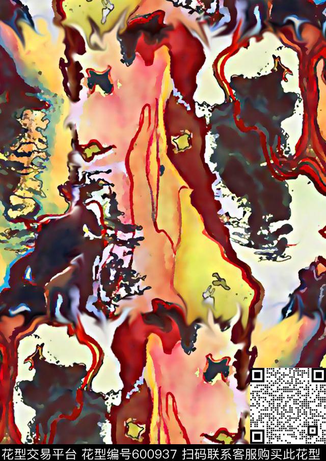 手绘水彩纹理水彩纹理数码印花华亿平台下载（图片编号: 600937） - 瓦栏（Walan）