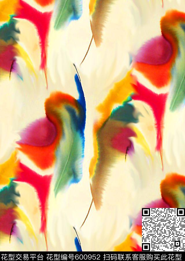 彩色纹理水彩笔刷纹理手绘水彩纹理数码印花华亿平台下载（图片编号: 600952） - 瓦栏（Walan）