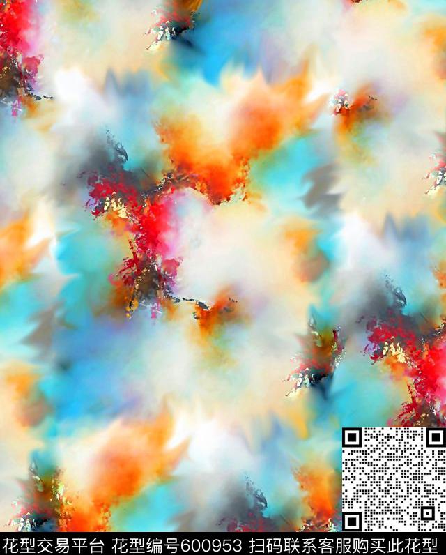 彩色纹理水彩笔刷纹理手绘水彩纹理数码印花华亿平台下载（图片编号: 600953） - 瓦栏（Walan）