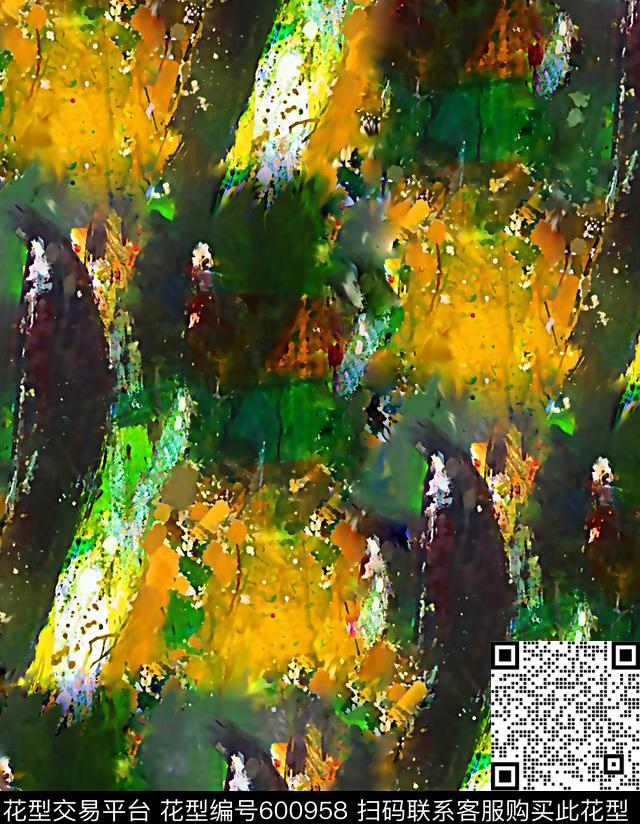 彩色纹理水彩笔刷纹理手绘水彩纹理数码印花华亿平台下载（图片编号: 600958） - 瓦栏（Walan）