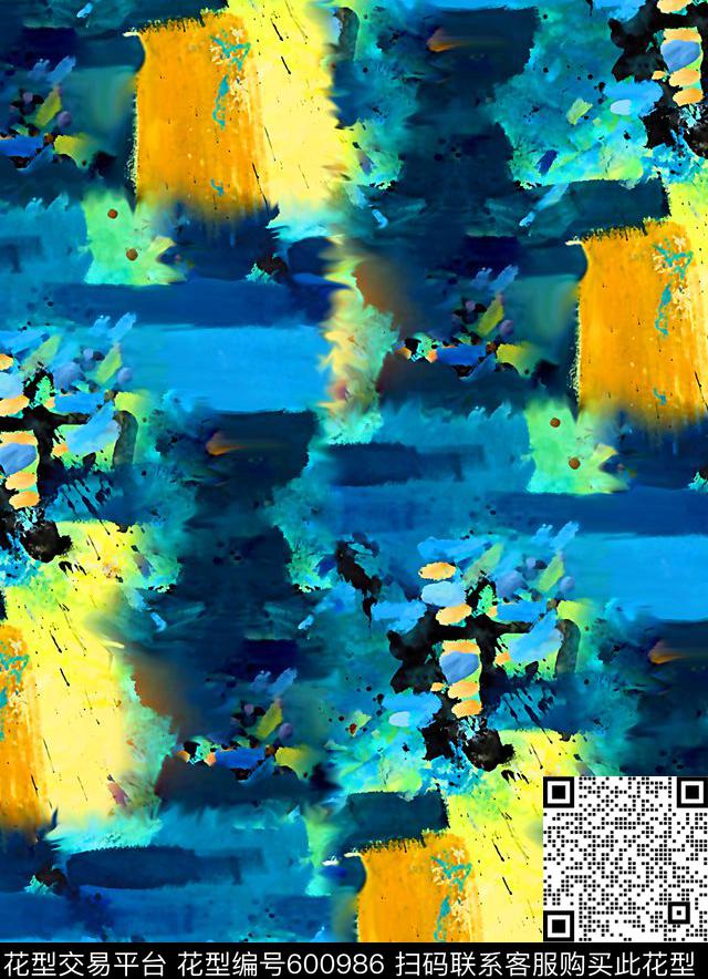 水彩笔刷纹理彩色纹理手绘水彩纹理数码印花华亿平台下载（图片编号: 600986） - 瓦栏（Walan）