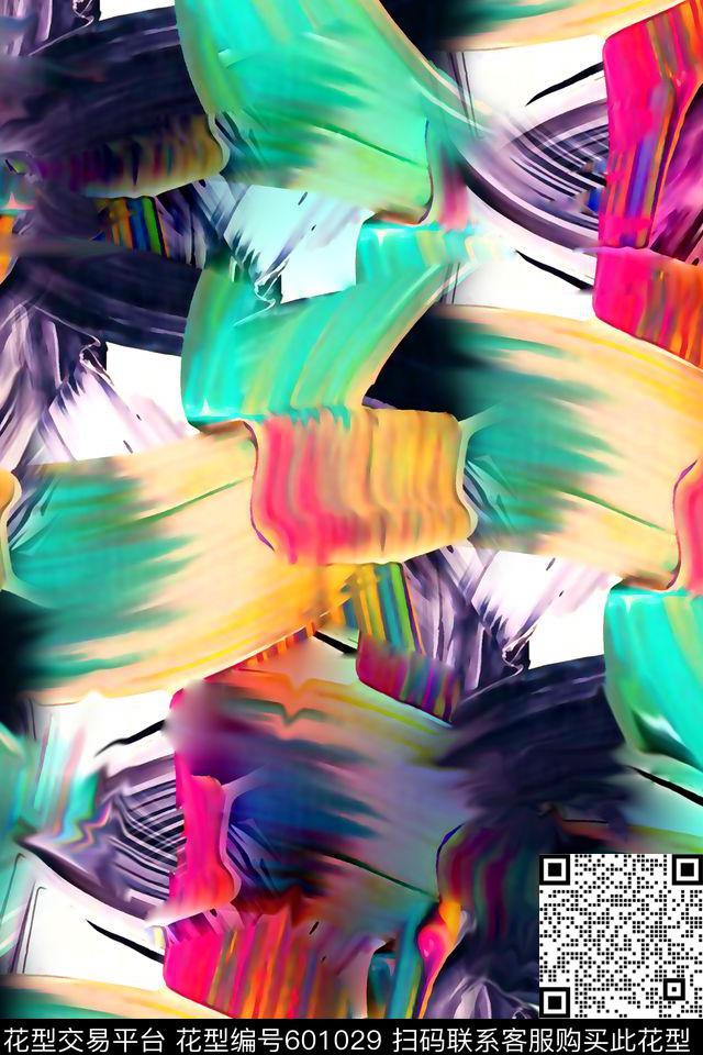 手绘水彩笔刷水彩数码印花华亿平台下载（图片编号: 601029） - 瓦栏（Walan）