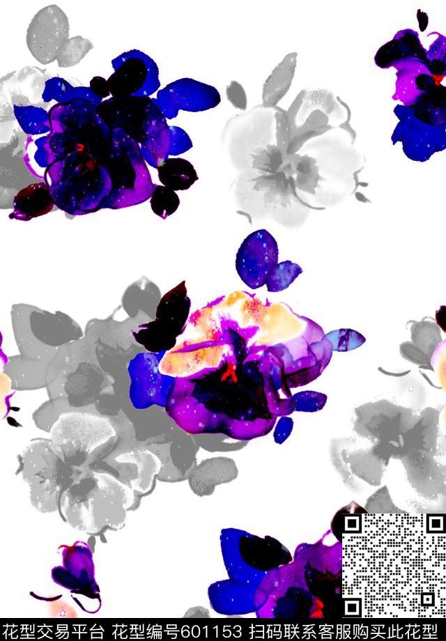 抽象数码防数码数码印花华亿平台下载（图片编号: 601153） - 瓦栏（Walan）