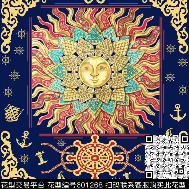 神话脸谱欧式数码印花华亿平台下载（图片编号: 601268） - 瓦栏（Walan）