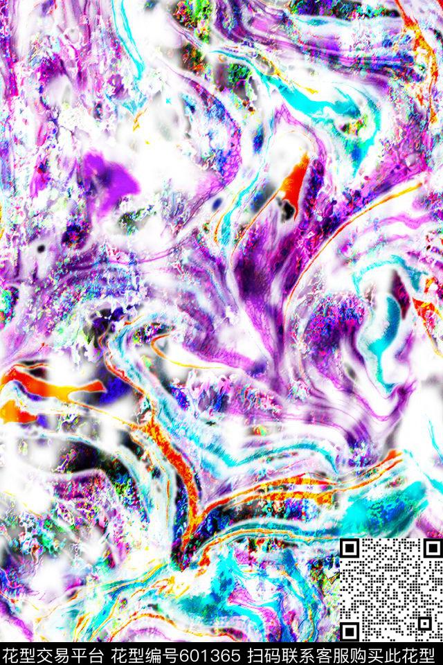 笔刷纹理笔触数码印花华亿平台下载（图片编号: 601365） - 瓦栏（Walan）