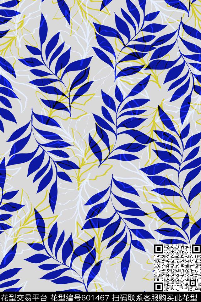 时尚清新简洁手绘传统印花华亿平台下载（图片编号: 601467） - 瓦栏（Walan）