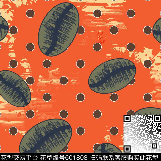 趣味叶子满版传统印花华亿平台下载（图片编号: 601808） - 瓦栏（Walan）