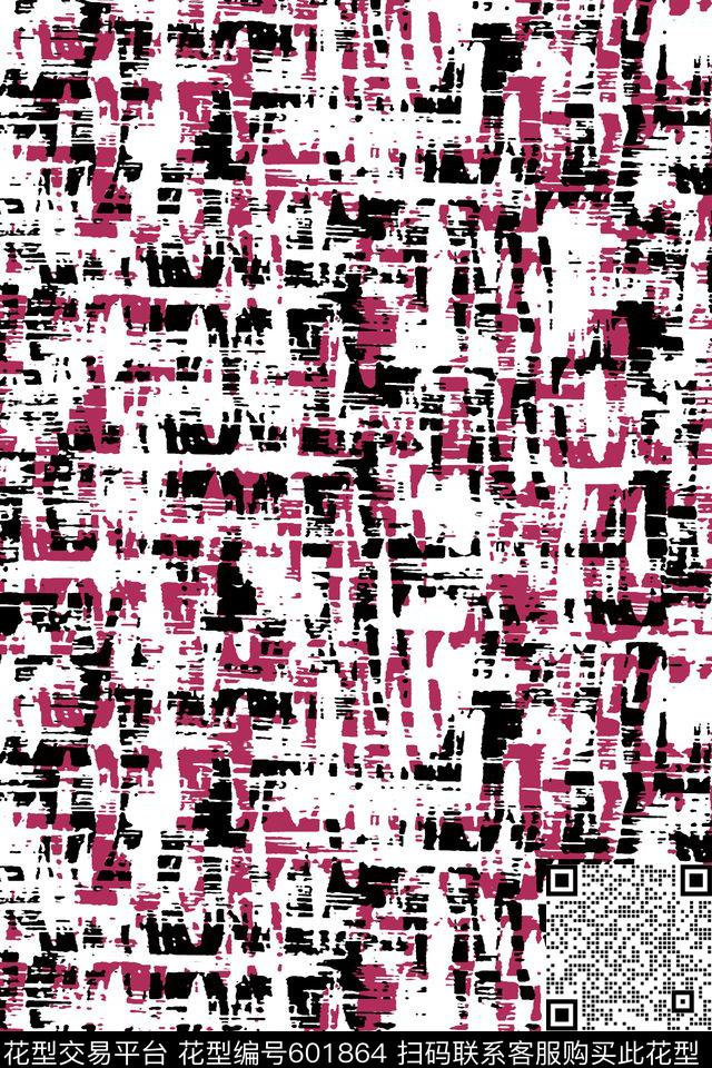 抽象乱纹男装衬衫传统印花华亿平台下载（图片编号: 601864） - 瓦栏（Walan）